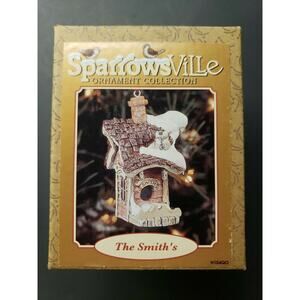 Lowell Davis Sparrowsville Christmas Ornament Ertl New in Box The Smith's U10